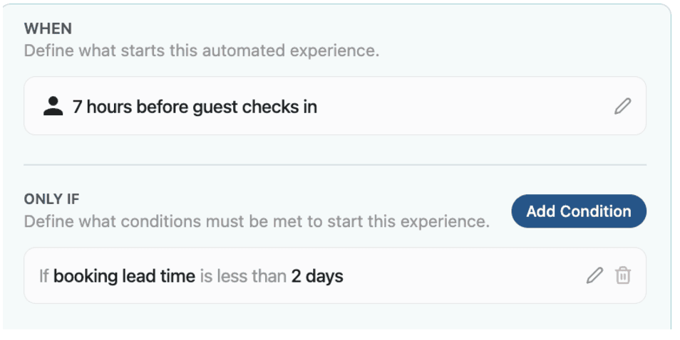 Automation: If the booking is last minute, proceed to steps